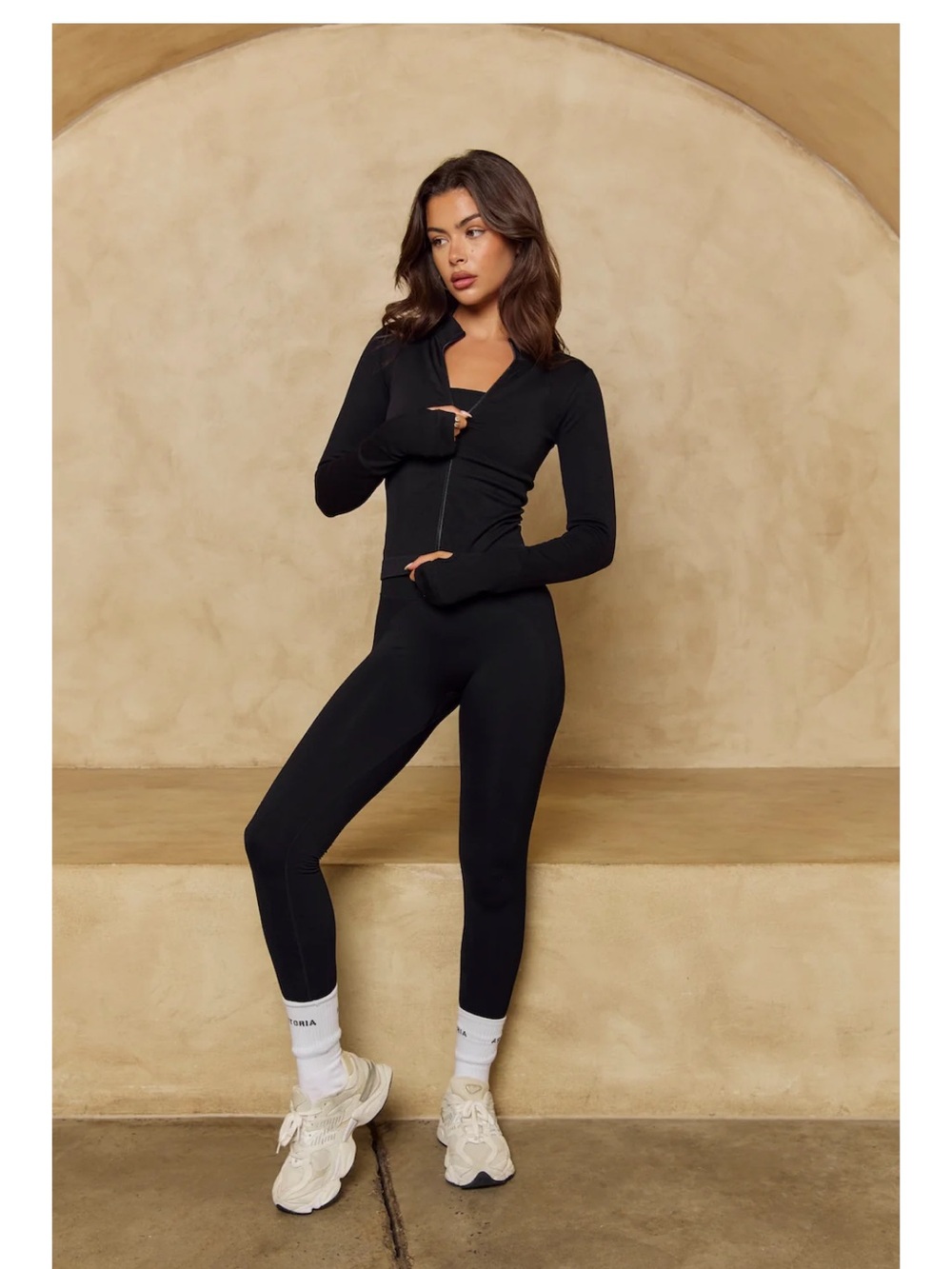 Women's Black Full-Zip Performance Jacket